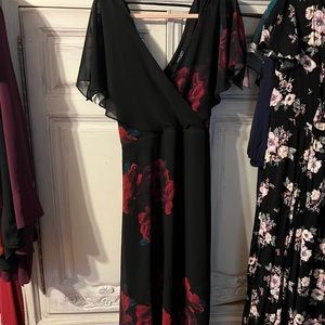 City Chic, size 20, floral maxi dress